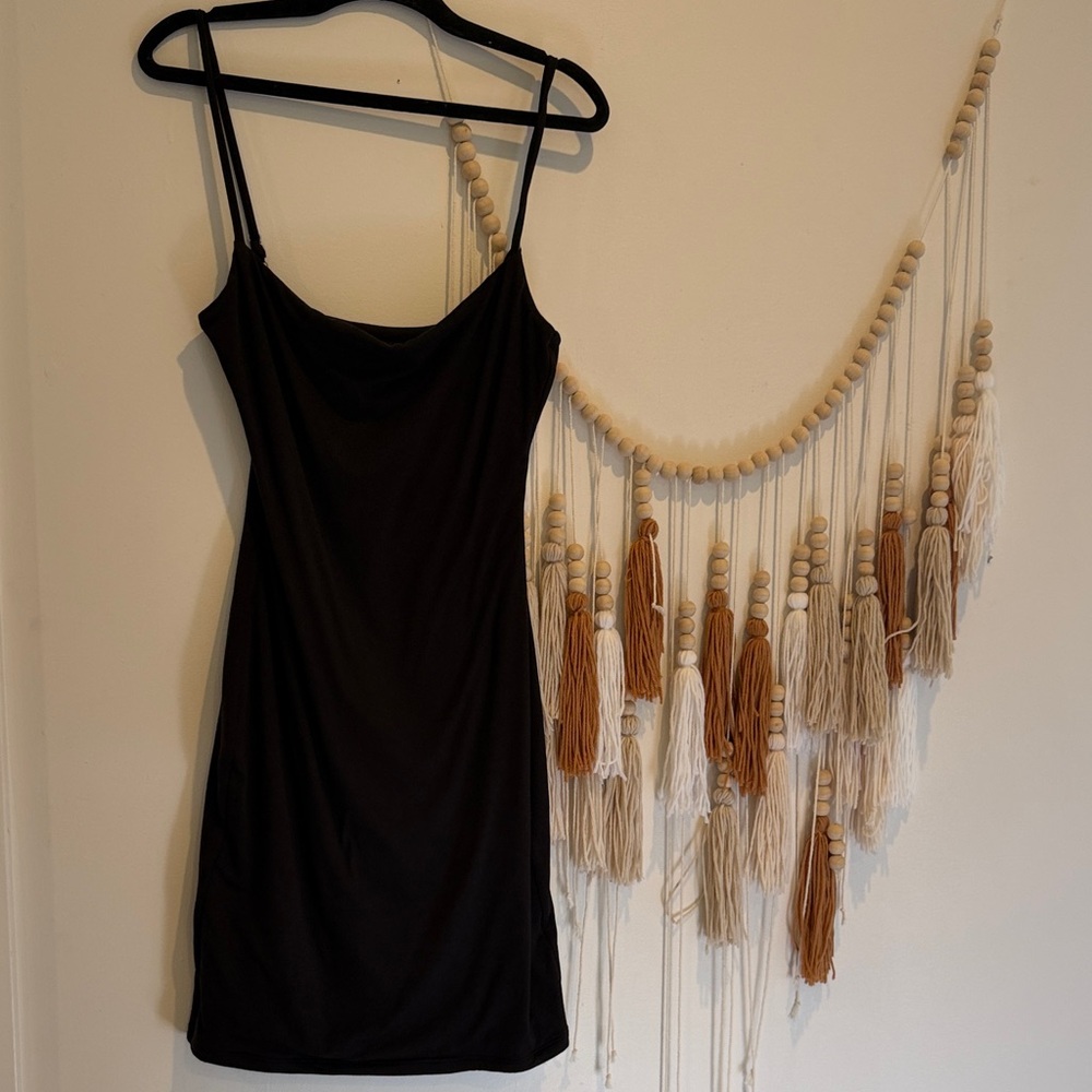 Naked Wardrobe Elegant Black Mini Dress